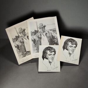 Vintage Elvis Presley Eternally Yours Souvenir Prints BW Set of 4 Memphis TN